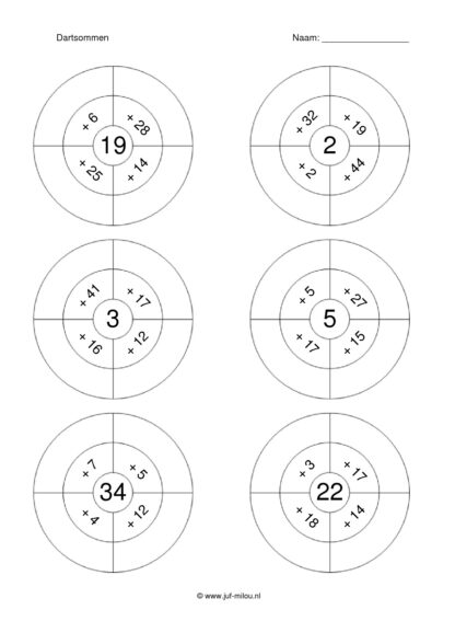 Dartsommen erbij t/m 50 - 4 - Afbeelding 4