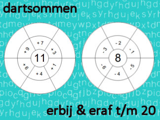 Dartsommen eraf / erbij t/m 20 - 6