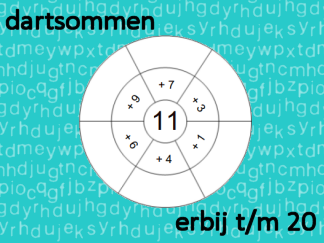 Dartsommen erbij t/m 20 - 6