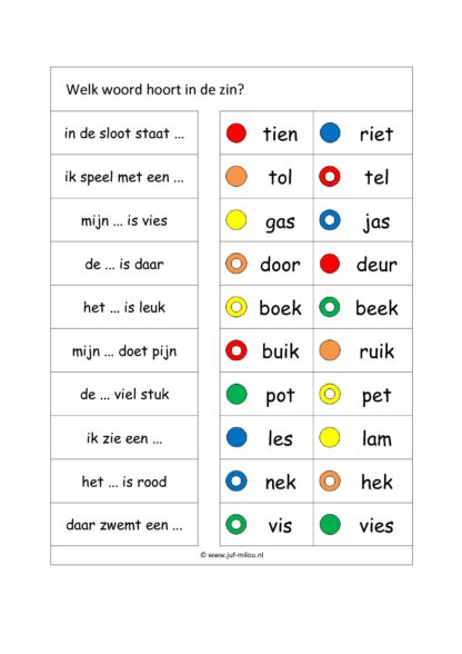 Knijpkaarten - Taal - Afbeelding 3