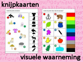 Knijpkaarten - Visuele waarneming