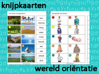Knijpkaarten - Wereld oriëntatie