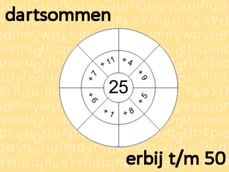 Dartsommen erbij t/m 50 - 8