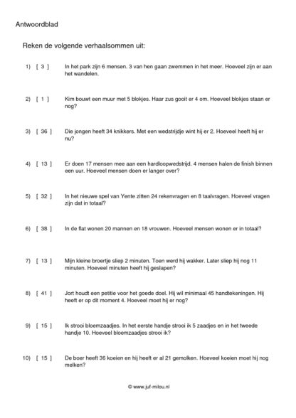 Redactiesommen erbij en eraf t/m 50 - 1 - Afbeelding 3