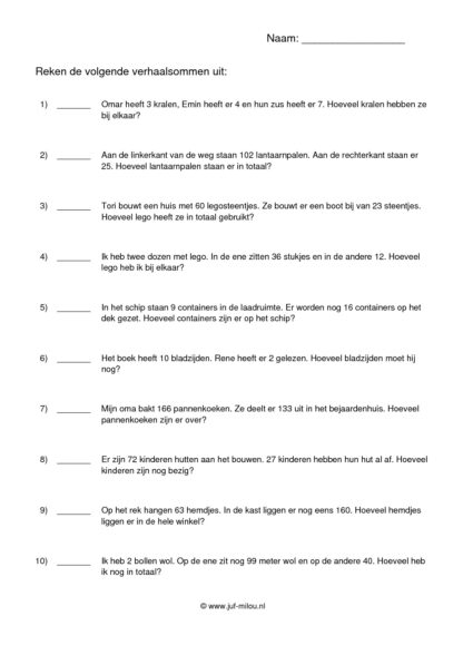 Redactiesommen erbij en eraf t/m 250 - 4 - Afbeelding 2