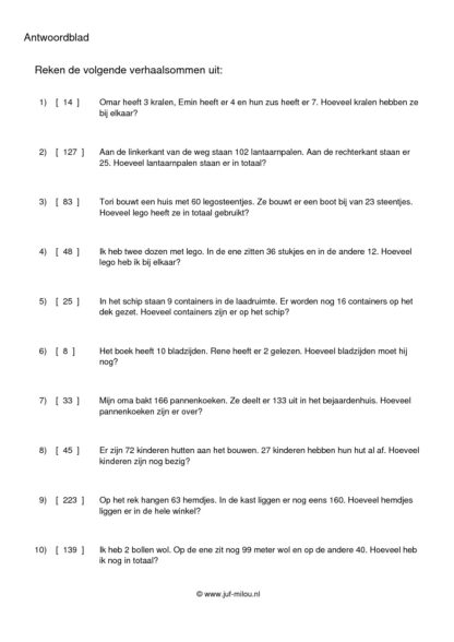 Redactiesommen erbij en eraf t/m 250 - 4 - Afbeelding 3