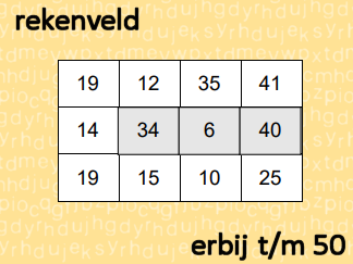 Rekenveld erbij t/m 50
