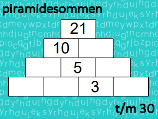 Rekenpiramides t/m 30
