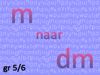 Afstandsmaten m naar dm