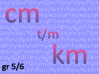 Afstandsmaten alles van cm t/m km