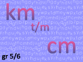 Afstandsmaten alles van km t/m cm