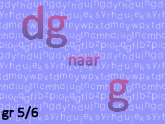 Gewichtsmaten dg naar g
