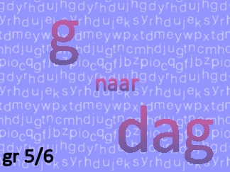 Gewichtsmaten g naar dag