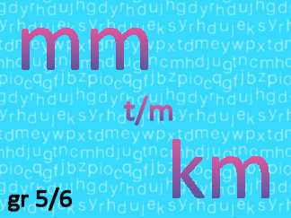 Afstandsmaten alles van mm t/m km