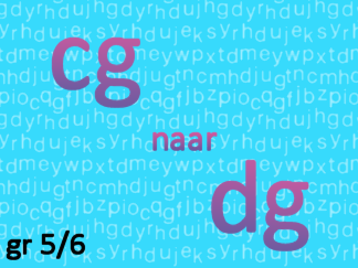 Gewichtsmaten cg naar dg