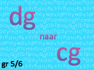Gewichtsmaten dg naar cg