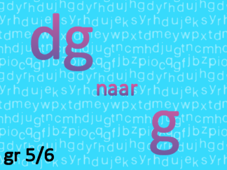 Gewichtsmaten dg naar g