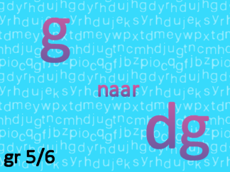 Gewichtsmaten g naar dg