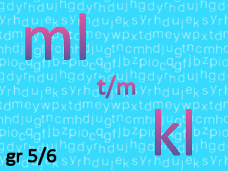 Inhoudsmaten alles van ml t/m kl