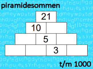 Rekenpiramides t/m 1000