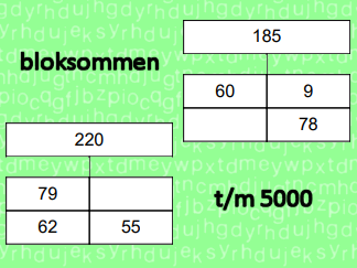 Bloksommen t/m 5000