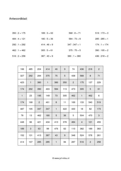 Rekenveld : t/m 600 - Afbeelding 2