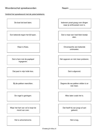 Spreekwoorden niveau 1 - Afbeelding 7