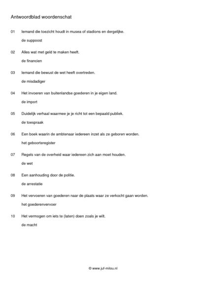 Woordenschat bestuur - Afbeelding 6