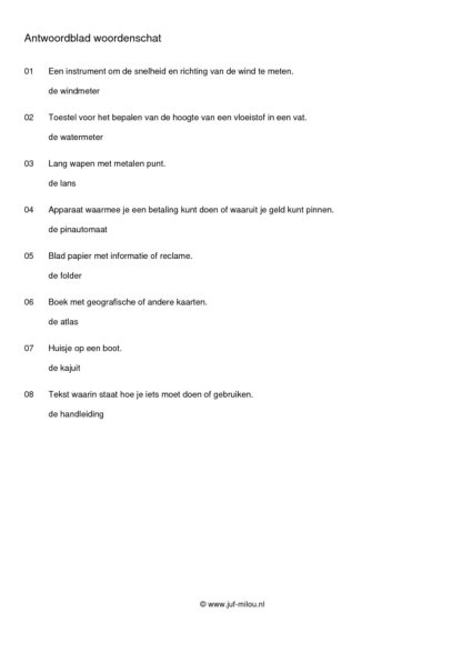 Woordenschat materialen - Afbeelding 4