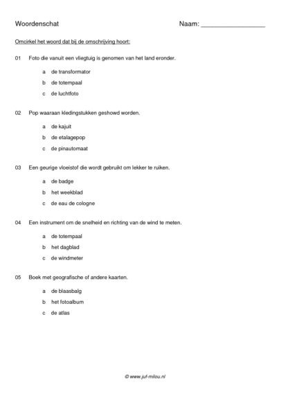 Woordenschat materialen - Afbeelding 5