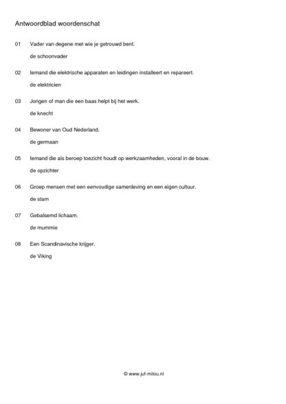 Woordenschat mensen - Afbeelding 4