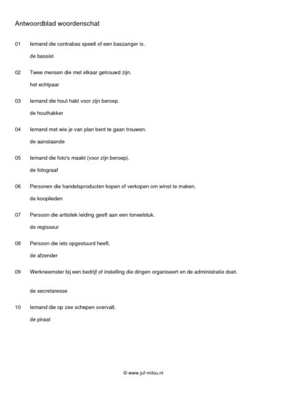 Woordenschat mensen - Afbeelding 6