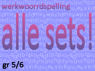 Werkwoordspelling alle sets