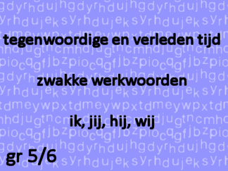 Werkwoordspelling tt-vt zw ik-jij-hij-wij