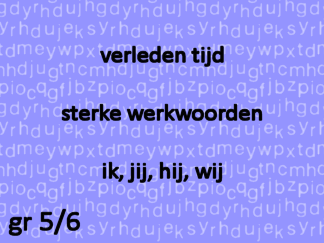 Werkwoordspelling vt sw ik-jij-hij-wij