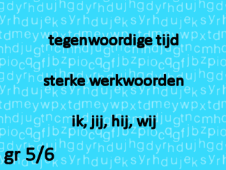 Werkwoordspelling tt sw ik-jij-hij-wij