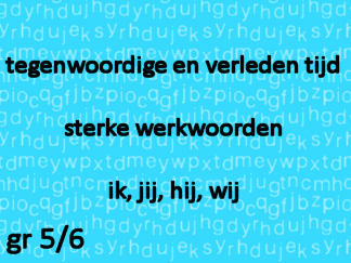 Werkwoordspelling tt-vt sw ik-jij-hij-wij