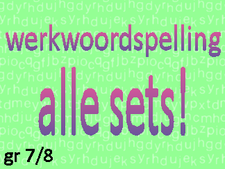Werkwoordspelling alle sets