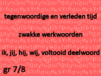 Werkwoordspelling tt-vt zw ik-jij-hij-wij-vd