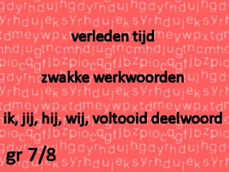 Werkwoordspelling vt zw ik-jij-hij-wij-vd
