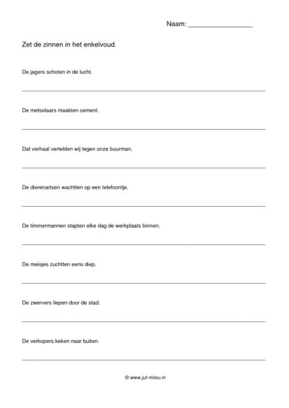 Taal - verandering van aantal - Afbeelding 2