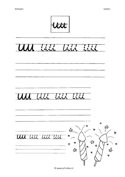 Schrijven - schrijfletter dubbelklanken - Afbeelding 3