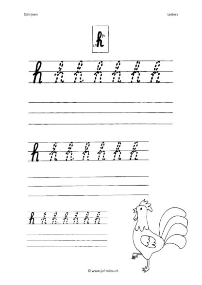 Schrijven - schrijfletter a t/m z - Afbeelding 2