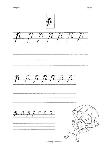 Schrijven - schrijfletter a t/m z - Afbeelding 3