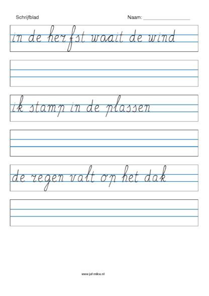 Schrijven - schrijfletter zinnen - Afbeelding 4