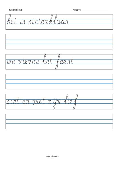 Schrijven - schrijfletter zinnen - Afbeelding 2