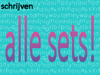 Schrijven - alle sets