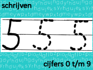 Schrijven - cijfers 0 tm 9