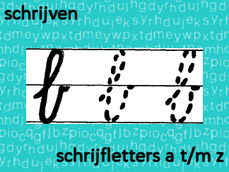 Schrijven - schrijfletter a t/m z