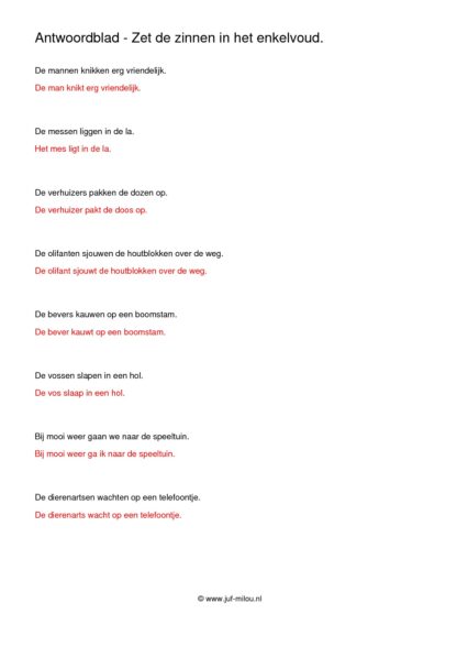 Taal - verandering van aantal - Afbeelding 2